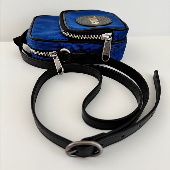Gucci Men’s Blue Off The Grid Mini Monogram Crossbody Bag - Picture 4 of 13